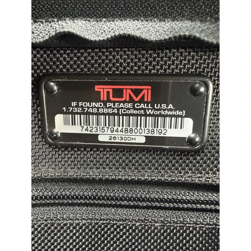Tumi Alpha Nylon Leather Travel Laptop Briefcase 16
